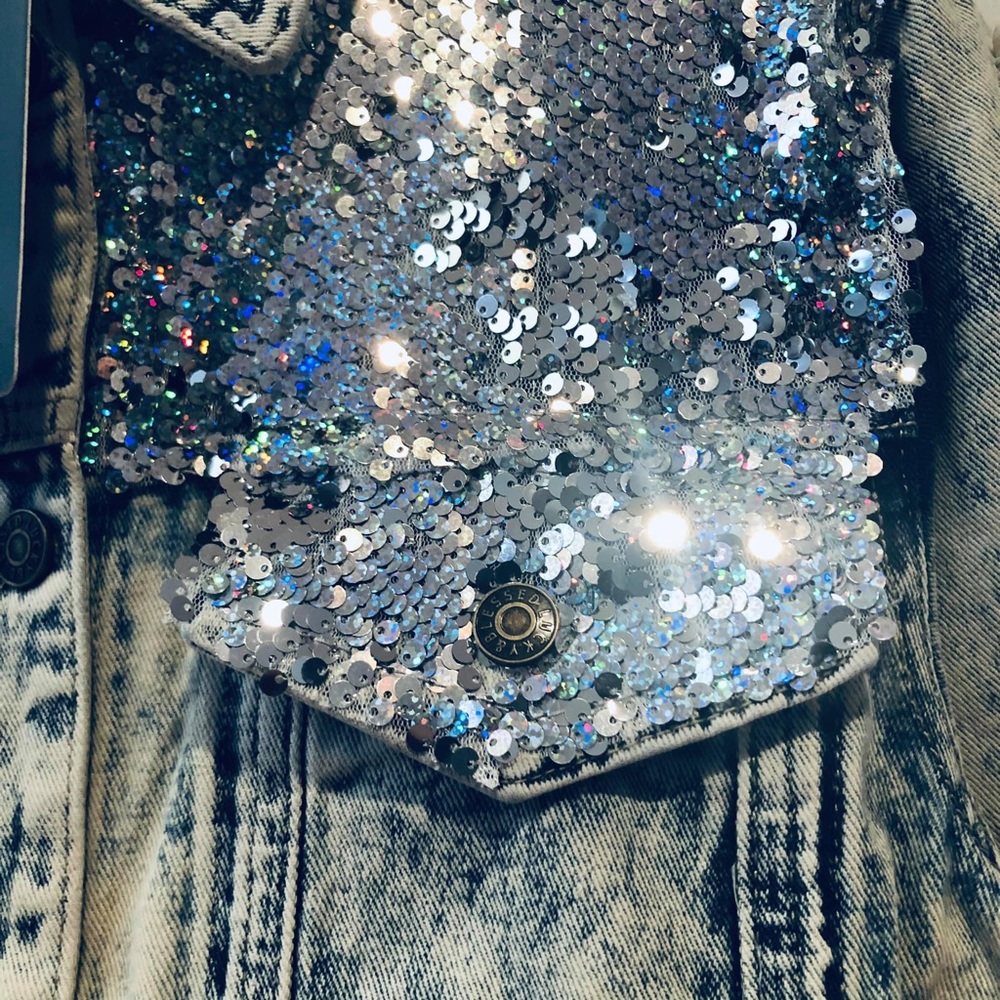 SOLD OUT L&B TRENDING Denim & Sequin Jacket - Picture 6 of 6